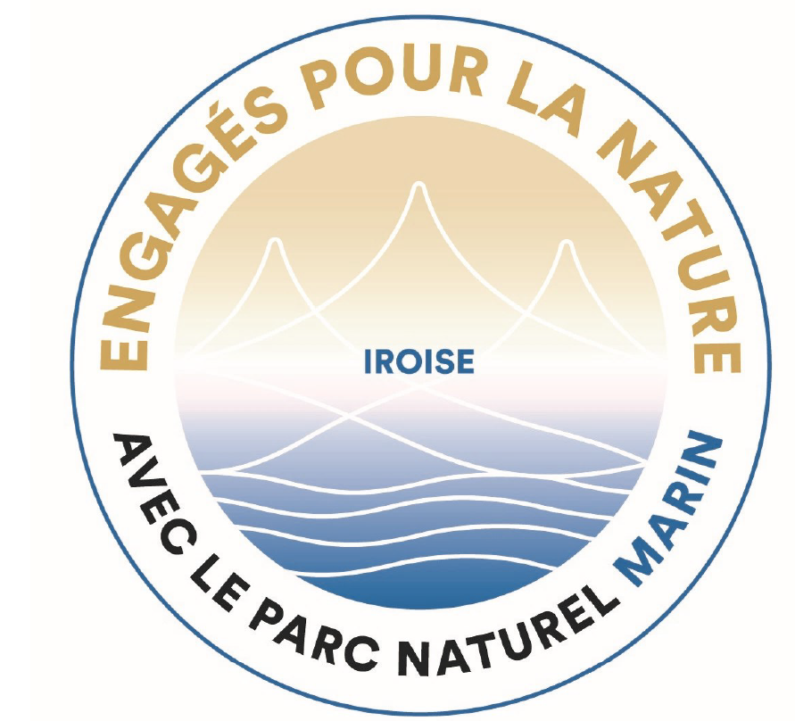 logo parc national mer d'iroise partenaire de l'archipel pro le spécialise des sorties en mer en bretagne Finistère